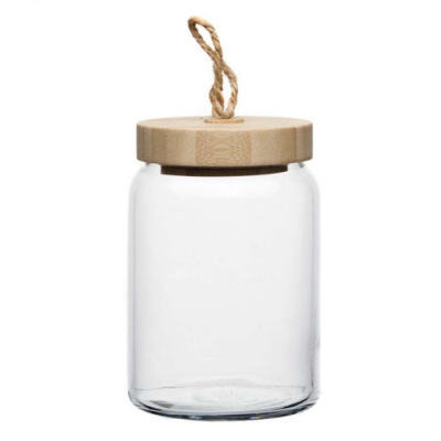 Банка с бамбук. крышкой ВУДИ 860 мл арт.43583B Банка с бамбук. крышкой ВУДИ 860 мл арт.43583B