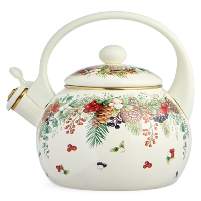 Чайник agness эмалированный со свистком серия "Celebration", 2,2л, индукционное дно 943-080 943-080