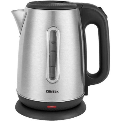 Чайник Centek CT-1018 (сталь) 1,8л, 2200Вт, фильтр от накипи, автооткрывание крышки Чайник Centek CT-1018 (сталь) 1,8л, 2200Вт, фильтр от накипи, автооткрывание крышки