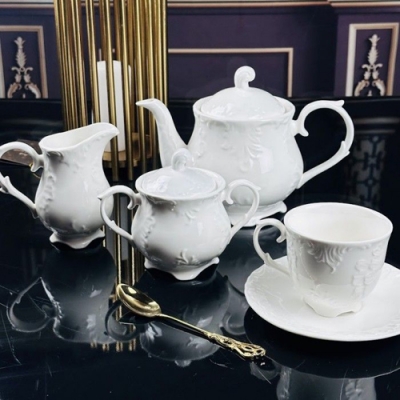 Чайный сервиз 17 пр. 200мл АВРОРА в под.уп.(х3)Фарфор арт.305-049 Чайный сервиз 17 пр. 200мл АВРОРА в под.уп.(х3)Фарфор арт.305-049