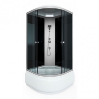 Душевая кабина Дана 280 В (чёрная) 90*90*215 высокий поддон (3 места)