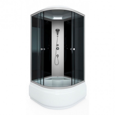 Душевая кабина Дана 280 В (чёрная) 90*90*215 высокий поддон (3 места) Душевая кабина Дана 280 В (чёрная) 90*90*215 высокий поддон (3 места)