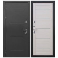 Дверь металлическая климатическая Ferroni Isoterma 11 см Серебро Лиственница бежевая Царга 960 левая