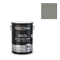 Эмаль для бетонных полов Престиж акриловая СЕРАЯ 10 кг