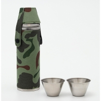Фляжка, 300 мл, 10 oz, 2 стопки по 30 мл арт.9306674 г.Екатеринбург