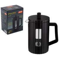 Френч-пресс Paradiso, объём: 800 мл, в пластиковом корпусе, цвет: чёрный арт.108415