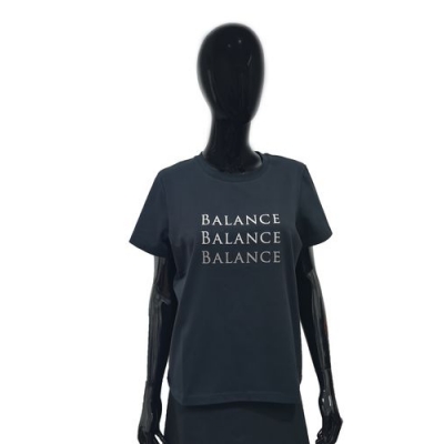 Футболка женская Доброшвейкин Принт черная Баланс размер 46