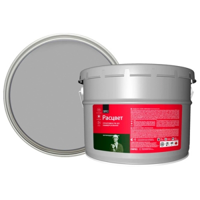 Грунтовка быстросохнущая ГФ-021 Расцвет серый 12 кг
