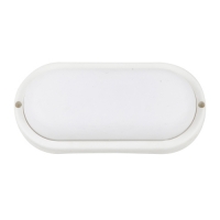К IP65 WHITE Светильник светодиодный влагозащищенный. Овал. Дневной свет (6500K). 158х84 мм. Корпус