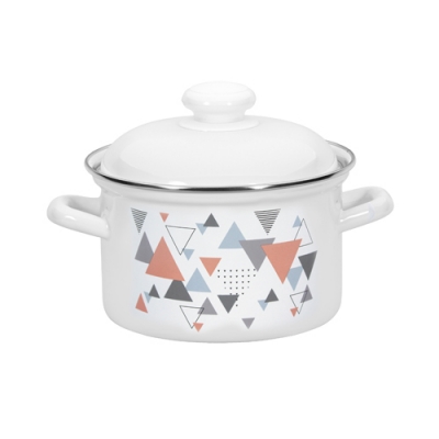 Кастрюля 1.5л С-16084АП2 ТРЕУГОЛЬНИКИ (г.Лысьва)