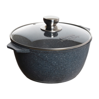 Кастрюля 6л АП "Premium" (blue).арт. 46903