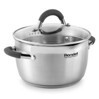 Кастрюля с/кр 24 см 3,2 л Flamme RDS-025 (ST) Кастрюля с/кр 24 см 3,2 л Flamme RDS-025 (ST)