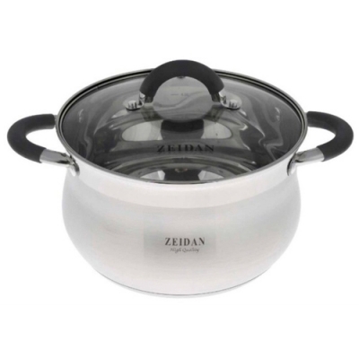 Кастрюля ZEIDAN Z-50253 со стеклянной крышкой - 5,1 л