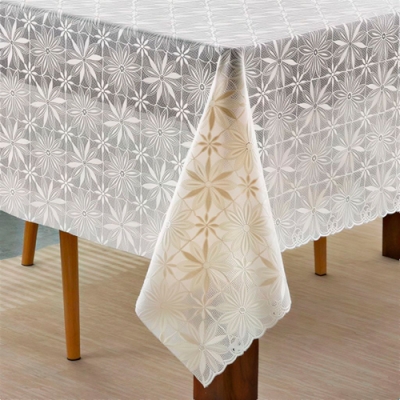 Клеенка ажурная Merletti 423 WH 1,37х20м без осн. гл,