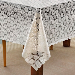 Клеенка ажурная Merletti 452 WH 1,37х20м без осн. гл,