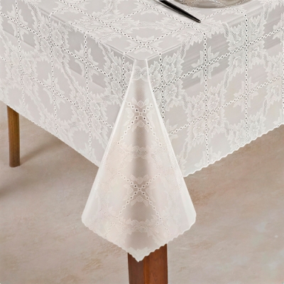 Клеенка ажурная Merletti 489 WH 1,37х20м без осн. гл,