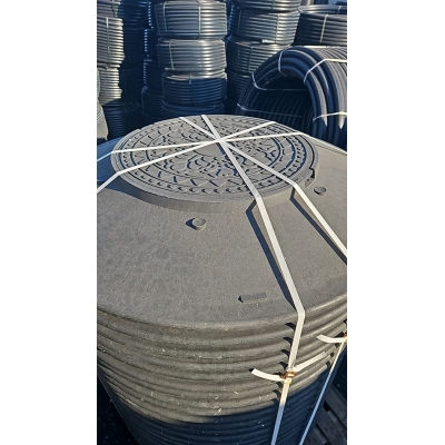 Конусный - люк 1000мм черный до 1,5 тонны Конусный - люк 1000мм черный до 1,5 тонны