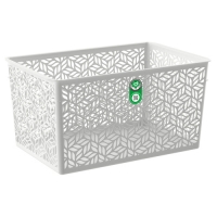 Корзинка универсальная "Linden" 6,7л, 290х190х150мм (светло-серый) 3134