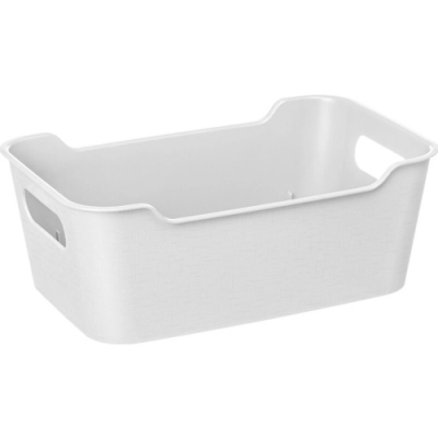 Корзинка универсальная "Mango" 1.5л. 190х140х80мм (белый) 3001