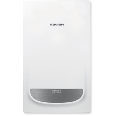 Котел газовый NAVIEN DELUXE S - 35 K COAXIAL White (300 кв.м, 3,77 м3/ч)