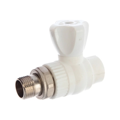 Кран шаровый PPR радиат. прям. 20 х 1/2" PREMIUM (Lammin) 50/10