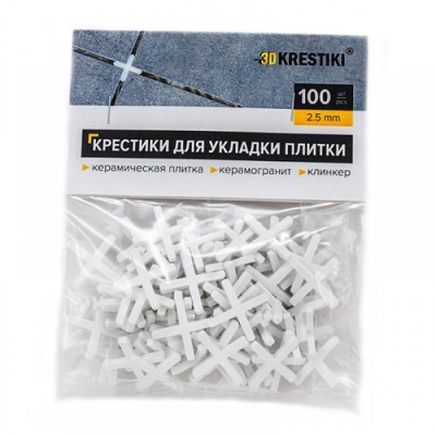 Крестики для плитки 2,5мм (200шт)