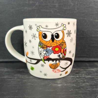 Кружка 360мл, Совушка N-43