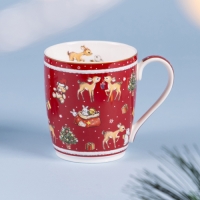 Кружка lefard "С новым годом!" 300 мл красная 760-781-1