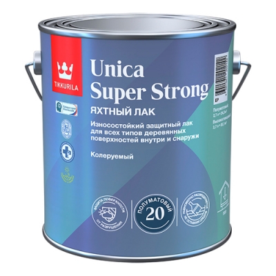Лак Tikkurila UNICA SUPER EP STRONG EP п/мат 2,7 л