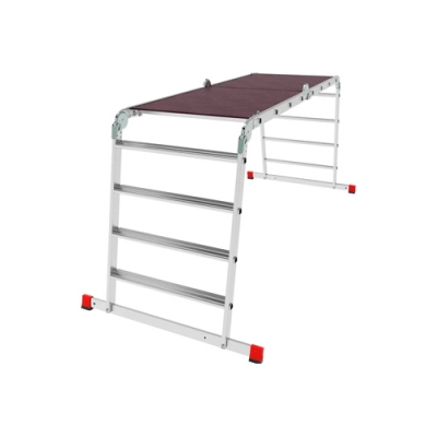 Лестница-трансформер профессиональная Новая Высота NV3336, 4*4 перекладин, ширина 800 мм 3336404
