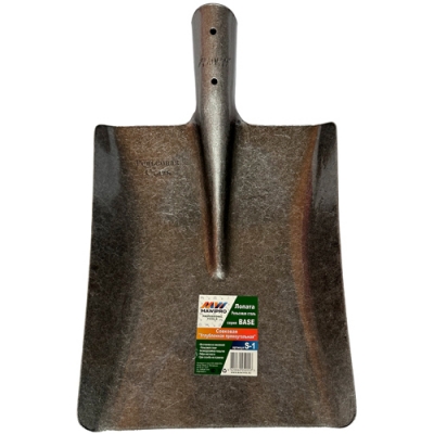 Лопата совковая углубленная прямоугольная рельсовая сталь S-1 серия БАЗА