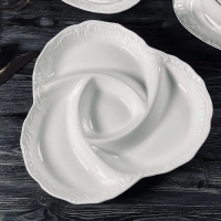 Менажница 28см АВРОРА в под.уп.(х12)Фарфор арт.305-031