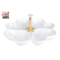 Менажница 4-х секционная 28.5см ZD20203