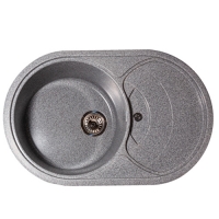 Мойка GranAlliance G-31 (770х500мм) графит с сифоном Мойка GranAlliance G-31 (770х500мм) графит с сифоном