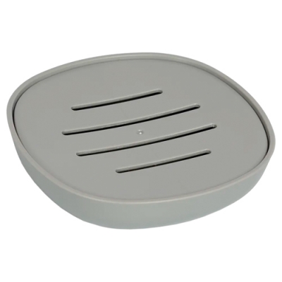 Мыльница Swensa PING SWP-2421GR-04 серый пластик