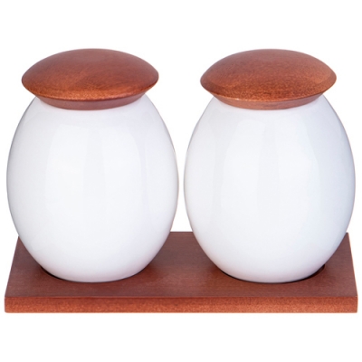 Набор банок с дерев. крышкой lefard "Native" 18,5*12 см 400 мл 2 шт. на дерев. подставке 587-203 Набор банок с дерев. крышкой lefard "Native" 18,5*12 см 400 мл 2 шт. на дерев. подставке 587-203