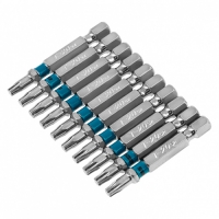 Набор бит TORX 20х50, сталь S2, 10 шт.// Gross арт.11470