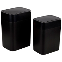 Набор сенсорных мусорных ведер Energy Smart 16/12 черный 111285