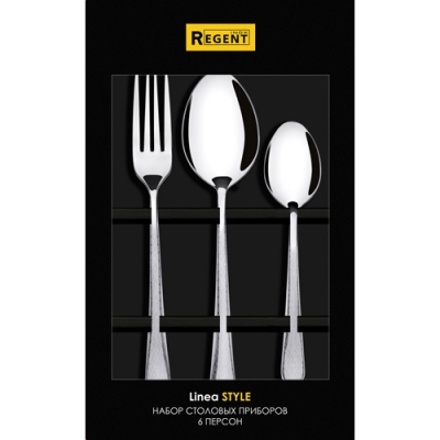 Набор столовых приборов 18пр. Linea STYLE арт.82-318 (REGENT)