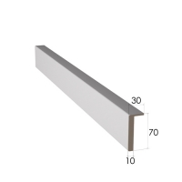 Наличник шагрень белая телескоп