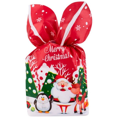 Пакет подарочный с ушками-завязками Волшебная страна Новогодний, 10 шт, 13,5*22,5 см 109720