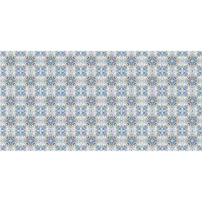 Панель ПВХ Grace Голубой орнамент 964 х 484 мм