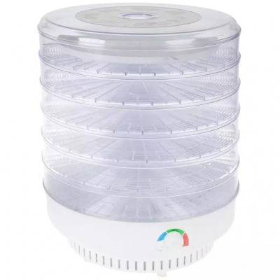 Электросушитель для овощей и фруктов ЭСОФ-2-0,6/220-02-В "Ветерок-2" 6 поддонов (прозр.)+2 поддона