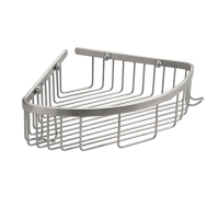 Полочка 22 см одинарная, угловая, овальная, решётка, из нержавеющей стали GFmark 80360