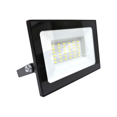 Прожектор LED 50W VLF8-50-6500-B 6500К 6000Лм 220V IP65 черный (148*114*29) VKL electric (1208268)