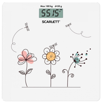 SC-BS33E025 Напольные электронные весы (цветы графика)