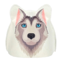 Шапка для бани и сауны «Хаски» "Hot Pot", войлок /20 41404