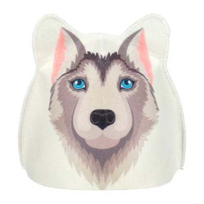 Шапка для бани и сауны «Хаски» "Hot Pot", войлок /20 41404 Шапка для бани и сауны «Хаски» "Hot Pot", войлок /20 41404