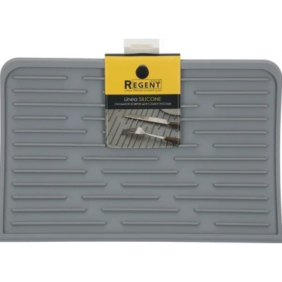 Складной коврик для сушки посуды 40х30см (20х30см) Linea Silicone арт.74-001 (REGENT)