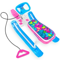 Снегокат Игрушка Nika Тимка спорт 1+ ТС1+/БО с бабочками 3D